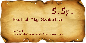 Skultéty Szabella névjegykártya